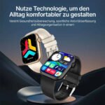 Top Performance Smartwatch mit Gesundheitstracking / IP67 Wasserdichtigkeit / 35 Tage Akkulaufzeit / 100 Sportmodi – Bild 2