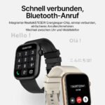 Top Performance Smartwatch mit Gesundheitstracking / IP67 Wasserdichtigkeit / 35 Tage Akkulaufzeit / 100 Sportmodi – Bild 6